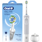 Oral-B Pro 300 Floss Action Vitality Rechargeable Electric Toothbrush with Brush Head - White-Includes one (1) Oral-B Vitality Electric Toothbrush, one (1) Floss Action Replacement Brush Head, one (1) charger