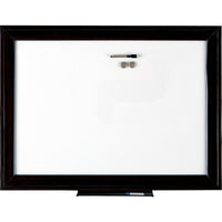 Quartet Espresso Magnetic Dry-Erase Board, 36" x 48"-Contemporary colour and design to complement any decor