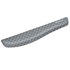 Fellowes PlushTouch Wrist Support, Grey Trellis (9549802)-Non-skid backing keeps wrist rest in place