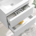 Modway Render 24" Wall-Mount Bathroom Vanity - White-MDF and Particleboard