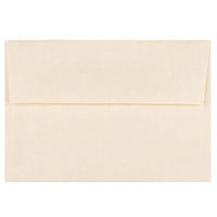 JAM Paper 4Bar A1 Parchment Invitation Envelopes - 3.625" x 5.125" - Natural Recycled - 50 Pack-Colour: Natural, Envelopes feature a marbled parchment finish for an elegant touch