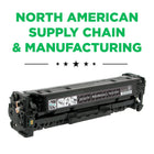 CIG HP 305A Remanufactured Toner Cartridge - Standard Yield - Black-2-year warranty with 100% performance guarantee