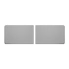 WeatherTech ComfortMat Connect Modular Anti-fatigue End Mats - Woven - Grey - 2 Pack-Each End Piece is 3 feet long (0.91 m). Snap two together and you have a 6-foot (1.82 m) ComfortMat Connect!