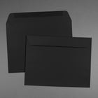 JAM Paper 9 x 12 Booklet Envelopes, Black, 1000 Pack (2112755B)-Envelope flap: straight