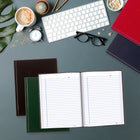 Blueline - A9 Hard Cover Glue Bound Notebooks - 9-1/4" x 7-1/4" - Assorted Colours - 4 Pack-7