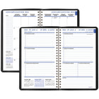 Staples 2026 Weekly/Monthly Planner - 8" H x 4-7/8" W - Black - Bilingual-Black cover
