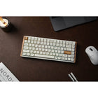 Keychron K2 HE Aluminum Swappable RGB Backlight - Nebula Switch - White (Special Edition)-Tri-mode connectivity (2.4 GHz, Bluetooth, and wired) for versatile use