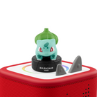 tonies Pokémon: Bulbasaur Tonie Figurine-Tracklist: 01. Meet Bulbasaur 02. Introduction to the World and Characters 03. Story 1.: Bulbasaur’s Clever Escape 04. Trainer Academy: Pokémon Moves 05. Pokémon Power Moves 06. Story 2.: Bulbasaur and the Campfire Mystery 07. Trainer Academy: Where to Find Pokémon 08. Story 3.: Bulbasaur to the Rescue 09. Concluding Segment Running time: 1. h 1.9. min +
