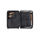 Bugatti Munich 21" Hardside Carry-On Luggage - Black-Integrated AirTagTM holder to track your luggage (AirTagTM not included)