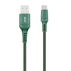 General Supply Goods + Co 6ft Braided Type C Cable - Green-Sleek and tangle free