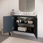Modway Bryn 36" Wall-Mount Bathroom Vanity - Grey/White-Wall-Mount Design