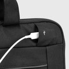 Swissdigital Bolligen 16″ Laptop Sleeve - Black-Removable shoulder straps.