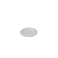Eco-Packaging Compostable 6" Plate - Beige - 1000 Pack-Made from 100% renewable resources, these sugarcane pulp fibre trays meet ASTM D-6400 standards for compostable.