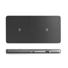 ALOGIC Ultra Power 3-in-1 Wireless Charging Dock-Premium Design: The dock is elegantly crafted from a blend of metal alloy and textured woven fabric to form a high-quality, durable design. Aesthetically pleasing, the charging dock complements any workplace or home environment by seamlessly blending in with your setup