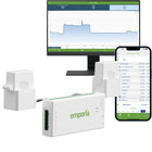Emporia Classic Level 2 48A Hardwired NACS/TESLA EV Charger and Vue 3 2-Phase Load Management Bundle - White-Supports hardwired installation up to 48A using a compliant cable and requires a dedicated dual pole breaker rated 60A or higher for proper operation, professional electrician installation is recommended for safety and performance