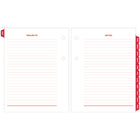 AT-A-GLANCE 2027 Daily Desk Calendar Refill 2-Pages/Day - 3-3/4" H x 3" W - English-Unruled, two-pages per weekday, Saturday/Sunday combined