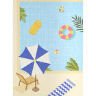 Merangue Design Notebook - 8" x 10" - Lined - 80 Sheets - Pool-Dimensions: 10.5" H x 8" W (26.7 cm H x 20.3 cm W), Portrait