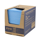 Hospeco Saniworks Deluxe Disposible Cloths - Blue - 100 Pack-Small, compact dual end dispenser case requires less horizontal shelf space
