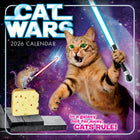 Sellers Publishing Inc. 2026 Mini Calendar - Cat Wars - English-Convenient 7" x 7" size for small spaces 