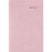 W. Maxwell 2027 Gama Weekly Planner - 6.25" x 9.5" - Pink-January to December 2027