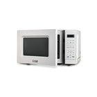 Commercial Chef 0.7 cu ft. 700W Countertop Microwave - White-Impressive Features: When it comes to countertop microwave ovens, our microwave cooker is superior with 700 watts of power, a convenient push button, turntable, safety lock, & 0.7 cu. ft. capacity.