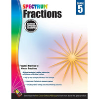 eBook: Spectrum 704511-EB Fractions - Grade 5-You will receive two emails: one confirming your entire order, and one with a "Download Software" buttonYou can download immediately or return to your email to download later