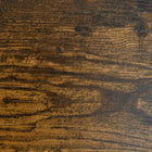 HOMCOM Rustic Coffee Table with Shelves - Rustic Brown-Material: Particle Board, Steel