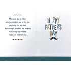 Rosedale Gold Father's Day Greeting Cards/Envelopes - 5-1/2" x 8" - Moustache - 6 Pack-Printed on premium uncoated paper
