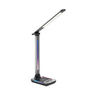 Sheffield Labs Apex LED Desk Lamp-Dual device charging: Qi wireless charging + USB-A port