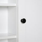HOMCOM Modern Bathroom Wall Cabinet - White-Easy to clean up surface