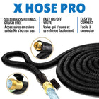XHose Pro 50' Expandable Garden Hose-Ultra-lightweight: micro weave fibers make it up to 50% lighter than regular hoses for easier handling, carrying, and flexibility