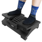 Mount-It! Dual Pedal Ergonomic Footrest - Black-Adjustable Tilt Angle: 0° - 25°
