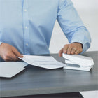 Fellowes LX850 Full Strip EasyPress Antimicrobial Stapler - White-Quiet Performance Design