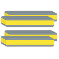 Ashley Productions Double Wide Sentence Strip Reading Guide - 1-1/4" x 7-1/4" - Yellow - 12/Pack - 2 Pack-Reading guide filters are ideal for overcoming reading difficulties