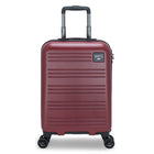 Roots Chalet 19" Hardside Carry-on Spinner Luggage - Merlot-Crafted from high-quality lightweight ABS material for a superior response to normal travel bumps and weather events