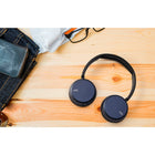 JVC HA-S65BN-A Bluetooth/Noise Cancelling On Ear Headphone With Mic & Remote - Blue-9.843 x 7.48 x 1.969