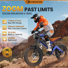 Gyrocopters Ocean Electric Dirt Bike for Adults - Speed 55 kmph - PAS Range 115 km -Blue-Performance-Driven Powertrain with 1500W peak High-Speed Brushless Motor