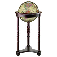 Replogle Lancaster 12" Antique Ocean Illuminated Desk Globe - English-Made in usa