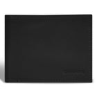 Champs Onyx Leather Center Wing Wallet - Black-Leather Center wing wallet in gift box