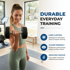 MotionGrey Single Fixed-Weight Dumbbell for Home Gym Strength Training - 5 lb-Designed for home strength training with a clearly identified 5 lb training weight
