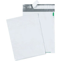 Quality Park White Poly Envelopes - 12" x 15-1/2" - 100 Pack-12" x 15-1/2"