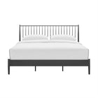 Modway Adair Spindle Metal King Platform Bed - Charcoal-Assembly Required