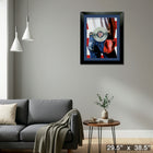 Bruce Springsteen Born in the USA Collage with Platinum LP - Framed Print - 29" x 38"-Ready to hang - arrives fully assembled