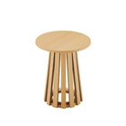 Manhattan Comfort Layla Modern Coffee and End Table - Natural Oak - Set of 2-10