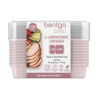 Bentgo 1-Compartment Meal Prep Container - Pink - 10 Pack-Portion-perfect meal trays: No need to measure your portions - volume is already embossed on the tray