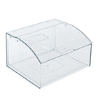 Azar Container - 7.25" H x 11.75" W x 11.75" D - Clear-Material: Clear Styrene