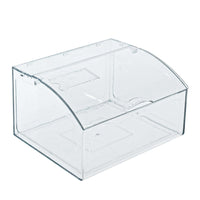 Azar Container - 7.25" H x 11.75" W x 11.75" D - Clear-Material: Clear Styrene