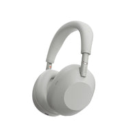Sony WH1000XM6 Wireless Noise Cancelling Headphones - Platinum Silver-The Best Noise Cancellation - Powered by advanced processors and an adaptive microphone system, noise cancellation is optimized in real time