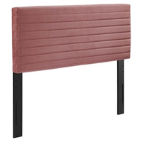 Modway Tranquil Channel Tufted King/California King Headboard - Dusty Rose-Channel Tufted King/California King Headboard