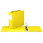 Davis Group Premium Economy Binder - D Ring - 3" - Yellow - 6 Pack-3"